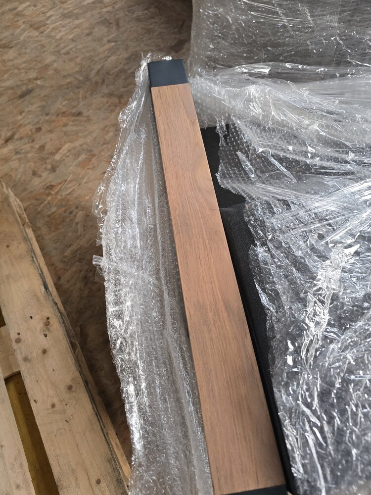 AVH-Collectie Showroommodel Victoria 3-zitsbank antraciet teak aluminium AVH-Collectie Showroommodel Victoria 3-zitsbank antraciet teak aluminium