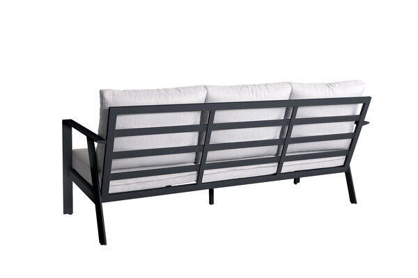 AVH-Collectie Showroommodel Jamaica bank dining loungeset 4 delig aluminium antraciet AVH-Collectie Showroommodel Jamaica bank dining loungeset 4 delig aluminium antraciet