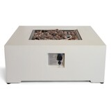 Happy Cocooning Happy Cocooning vuurtafel Estate vierkant 88 cm oyster beige