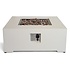Happy Cocooning Estate vuurtafel vierkant 88x88xH36 cm Oyster Beige Happy Cocooning Estate vuurtafel vierkant 88x88xH36 cm Oyster Beige