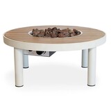 Happy Cocooning Happy Cocooning Riviera vuurtafel 80 cm rond oyster beige