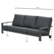 Showroommodel Garden Impressions Lincoln 3-zitsbank aluminium antraciet