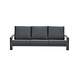 Showroommodel Garden Impressions Lincoln 3-zitsbank aluminium antraciet