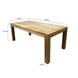 AVH-Collectie Showroommodel Krista dining tuintafel 160x95xH77,5 cm teak