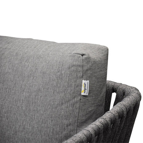 AVH-Collectie Showroommodel 2 x Washington lounge tuinstoel aluminum rope