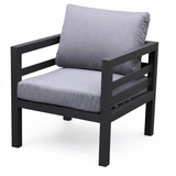 AVH-Collectie Fabri lounge tuinstoel aluminium antraciet