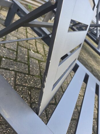 AVH-Collectie Showroommodel 2 x Salvi ligbed aluminium antraciet