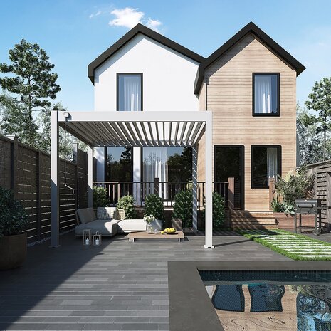 AVH-Collectie Venus Comfort overkapping - 300x300 cm - camel sand