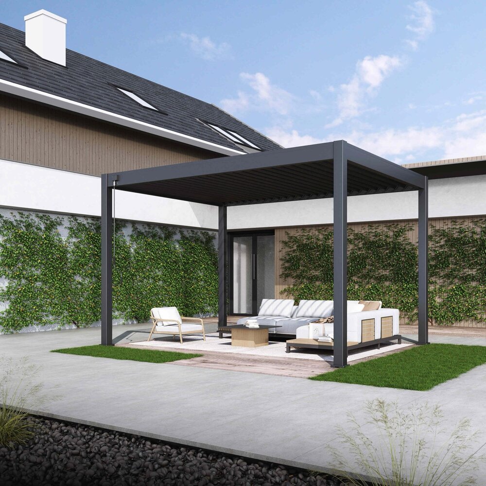 AVH-Collectie Venus Comfort overkapping - 300x400 cm - antraciet AVH-Collectie Venus Comfort overkapping - 300x400 cm - antraciet