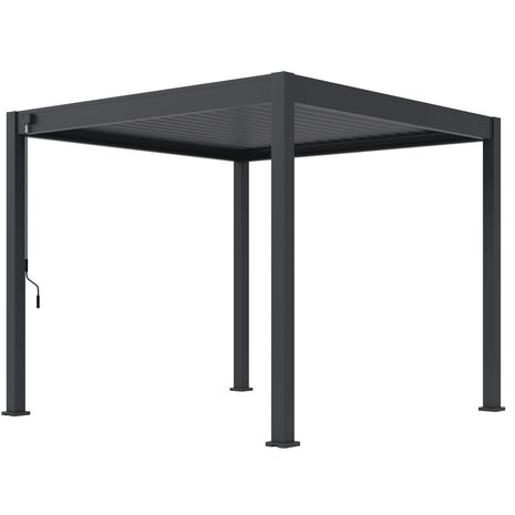 AVH-Collectie Venus Comfort overkapping - 300x300 cm - antraciet AVH-Collectie Venus Comfort overkapping - 300x300 cm - antraciet