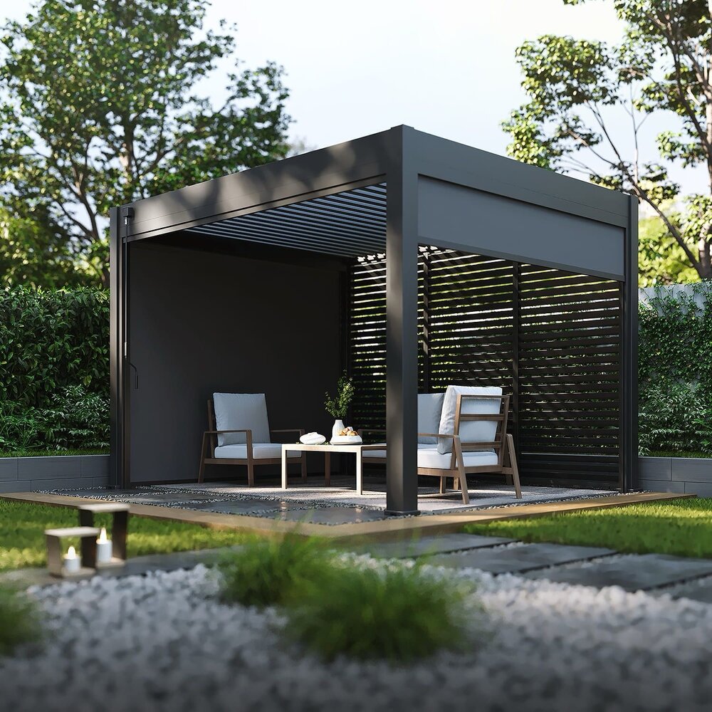 AVH-Collectie Venus Comfort overkapping - 300x360 cm - antraciet