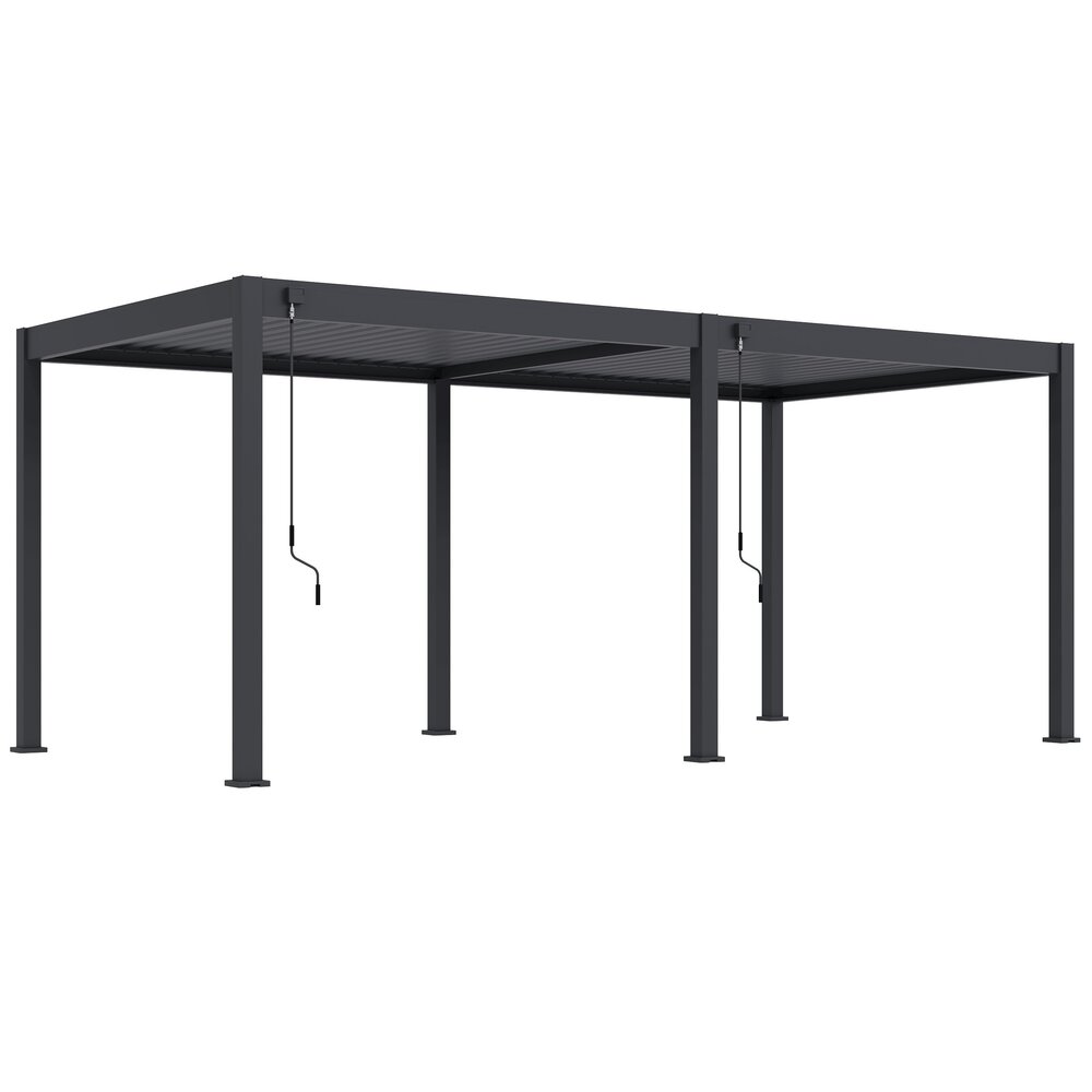 AVH-Collectie Venus Comfort overkapping - 300x600 cm - antraciet