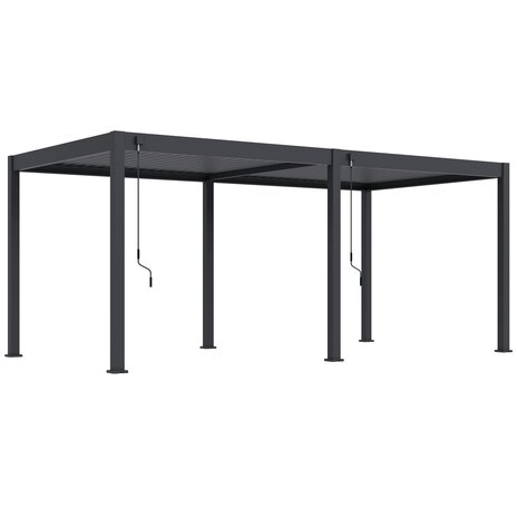 AVH-Collectie Venus Comfort overkapping - 300x600 cm - antraciet