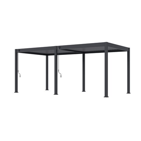 AVH-Collectie Venus Comfort overkapping - 300x600 cm - antraciet