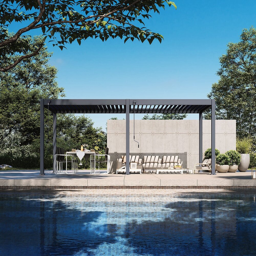 AVH-Collectie Venus Comfort overkapping - 300x600 cm - antraciet