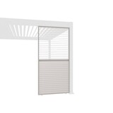 AVH-Collectie Venus verstelbare Lamellen zijpaneel 90cm camel sand