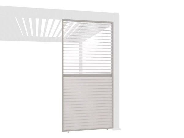 AVH-Collectie Venus verstelbare Lamellen zijpaneel 123 cm camel sand