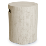 Happy Cocooning Happy Cocooning Enclosure gasfles cover rond 40xH55 cm travertine