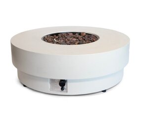 Happy Cocooning Happy Cocooning vuurtafel Estate rond 105 cm rond travertin