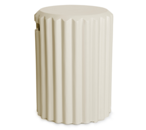 Happy Cocooning Happy Cocooning Enclosure Rib gasfles cover rond 41xH55 cm Oyster Beige