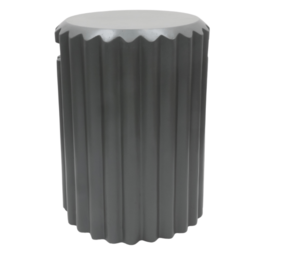 Happy Cocooning Happy Cocooning Enclosure Rib gasfles cover rond 41xH55 cm Smokey Anthracite