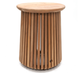 Happy Cocooning Happy Cocooning Enclosure Lagune gasfles cover rond 40xH55 cm teak