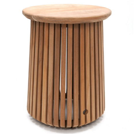 Happy Cocooning Happy Cocooning Enclosure Lagune gasfles cover rond 40xH55 cm teak