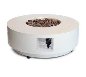 Happy Cocooning Happy Cocooning Estate vuurtafel rond 76xH34 cm Oyster Beige