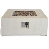 Happy Cocooning Happy Cocooning Estate vuurtafel vierkant 88x88xH36 cm travertine