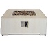 Happy Cocooning Estate vuurtafel vierkant 88x88xH36 cm travertine Happy Cocooning Estate vuurtafel vierkant 88x88xH36 cm travertine