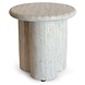 Happy Cocooning Happy Cocooning Rib bijzettafel rond 45xH45 cm travertine