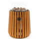 Happy Cocooning Happy Cocooning Lumi Lagune tafelbrander rond 21,5xH37 cm teak