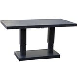 AVH-Collectie Saigon dining tuintafel aluminium antraciet in hoogte verstelbaar 136x72xH51/78 cm