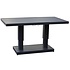 Saigon dining tuintafel aluminium antraciet in hoogte verstelbaar 136x72xH51/78 cm Saigon dining tuintafel aluminium antraciet in hoogte verstelbaar 136x72xH51/78 cm