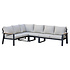 Lola hoek loungeset 4-delig aluminium antraciet Lola hoek loungeset 4-delig aluminium antraciet
