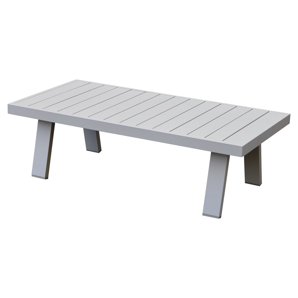 AVH-Collectie Lola lounge tuintafel 121x60xH39 cm aluminium latte