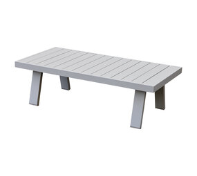AVH-Collectie Lola lounge tuintafel 121x60xH39 cm aluminium latte