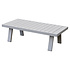 Lola lounge tuintafel 121x60xH39 cm aluminium latte