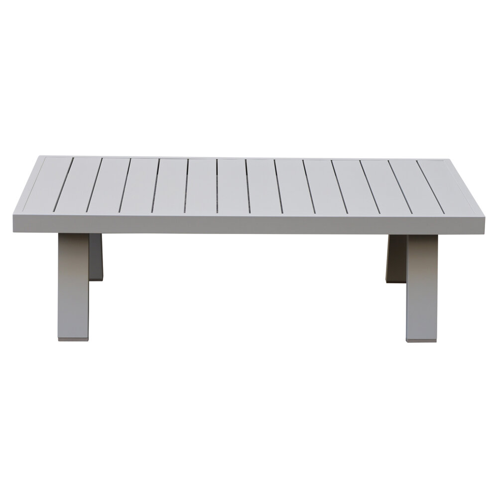 AVH-Collectie Lola lounge tuintafel 121x60xH39 cm aluminium latte