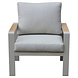 AVH-Collectie Lola lounge tuinstoel aluminium latte soft grey kussens
