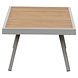 AVH-Collectie Lola lounge tuintafel 121x60xH39 cm aluminium latte - teak