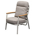 Savanna verstelbare dining tuinstoel aluminium latte