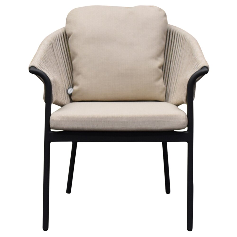 SUNS Suns Santorini dining tuinstoel  matt royal grey - camel sand