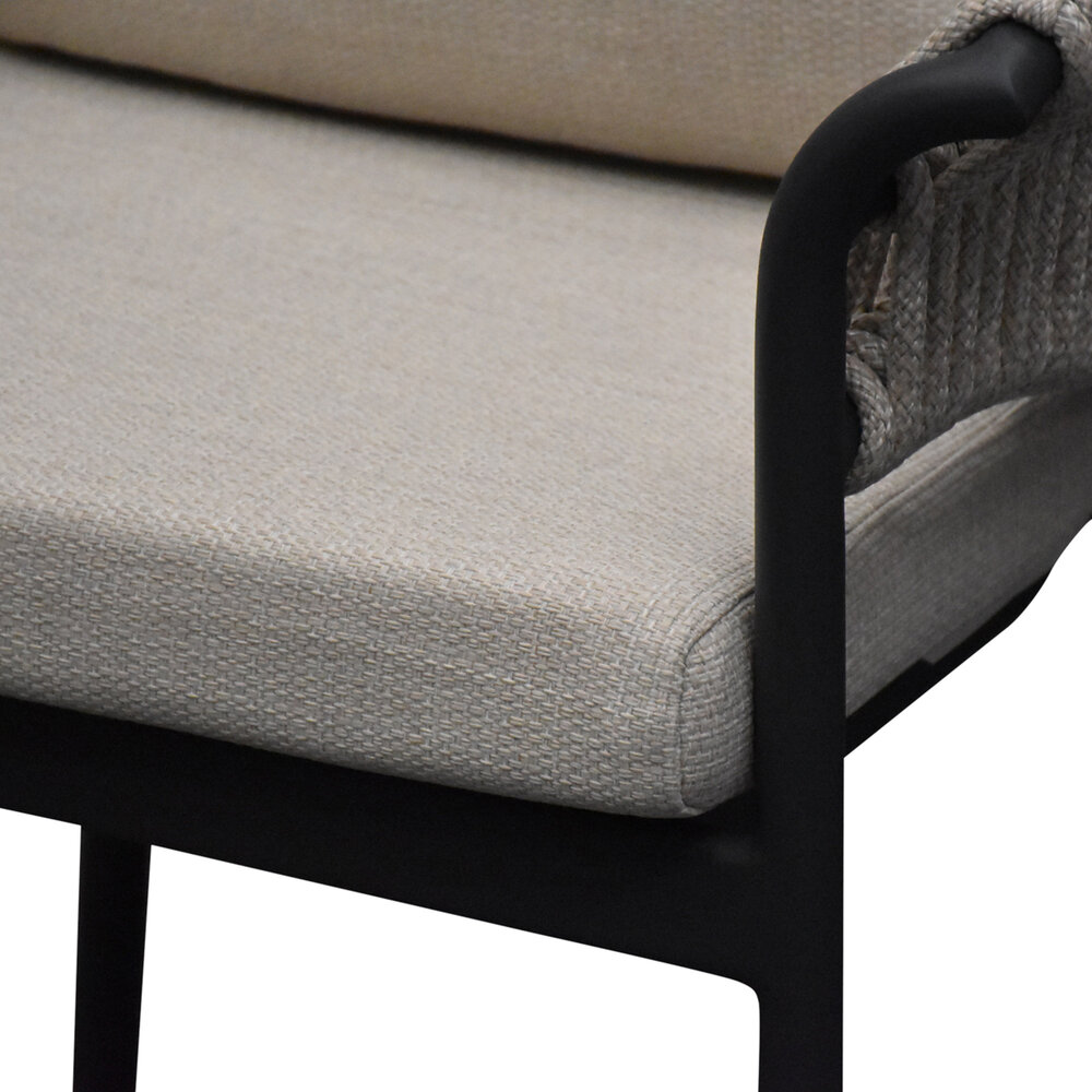 SUNS Suns Santorini dining tuinstoel  matt royal grey - camel sand