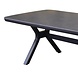 AVH-Collectie Vespera uitschuifbare dining tuintafel 190-270x110xH74 cm antraciet