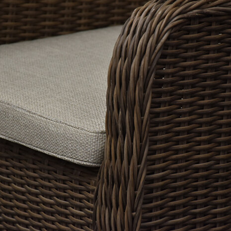 AVH-Collectie Bilbao dining tuinstoel bruin wicker