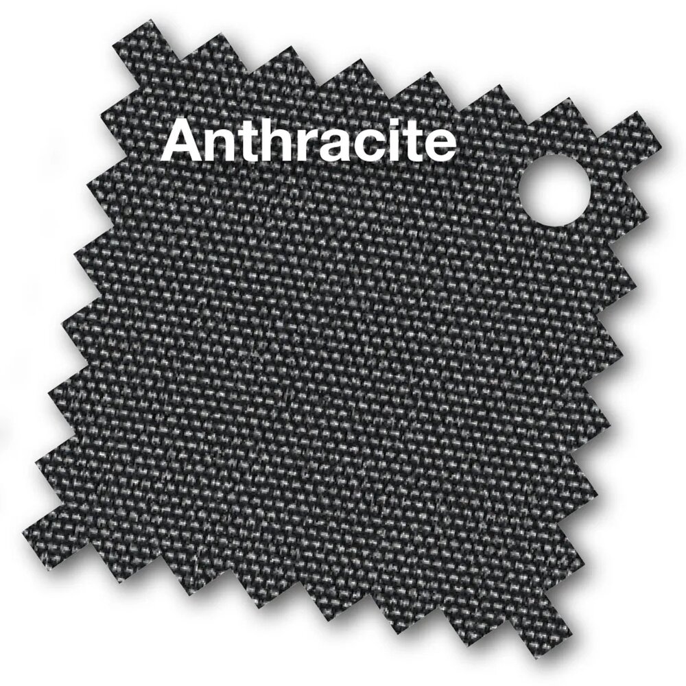 Platinum Riva parasol 300 cm rond teak antraciet met kniksysteem