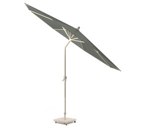 Platinum Riva parasol 300 cm rond sandstone olijf met kniksysteem