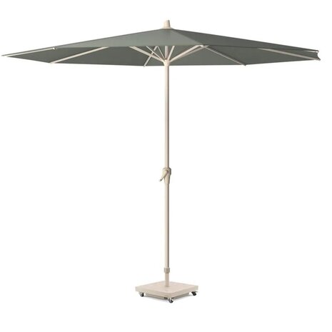 Platinum Riva parasol 300 cm rond sandstone olijf met kniksysteem