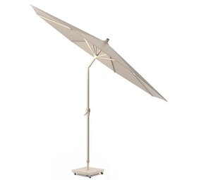Platinum Riva parasol 300 cm rond sandstone ivoor met kniksysteem